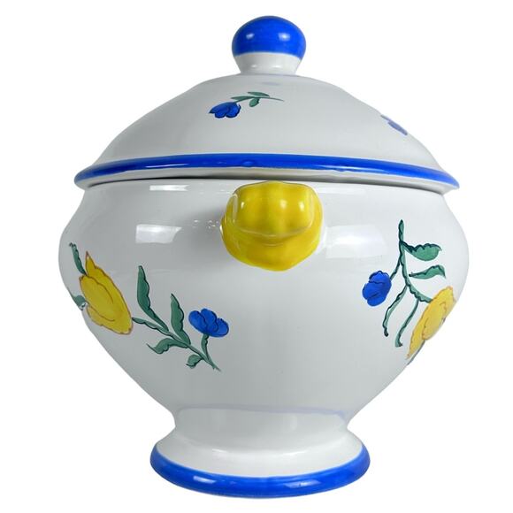 Mikasa CANTAGALLI Soup Tureen Hand Painted Italy Excellent Condition New w/Tags! - Picture 4 of 10